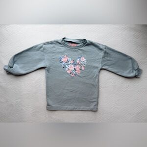 Kids Blue Floral Top